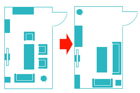 インテリアコーディネーターが教える、狭い部屋が見違える３つの法則
